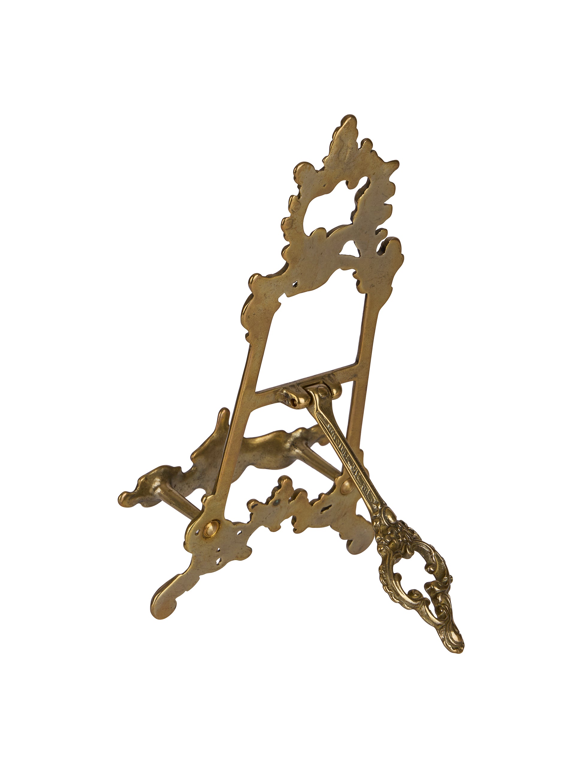 Vintage 19th Century French Small Bronze Easel Weston Table