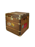Vintage 19th Century Hall du Voyage Traveler's Trunk Weston Table