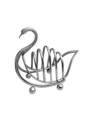  Vintage 19th Century Henry Wilkinson Silver Plated Swan Toast Rack Weston Table 