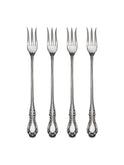 Vintage 19th Century Joan Wallace Silver Plate Oyster Forks Set of Four Weston Table