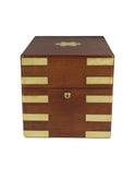 Vintage 19th Century Mahogany Campaign Box Weston Table