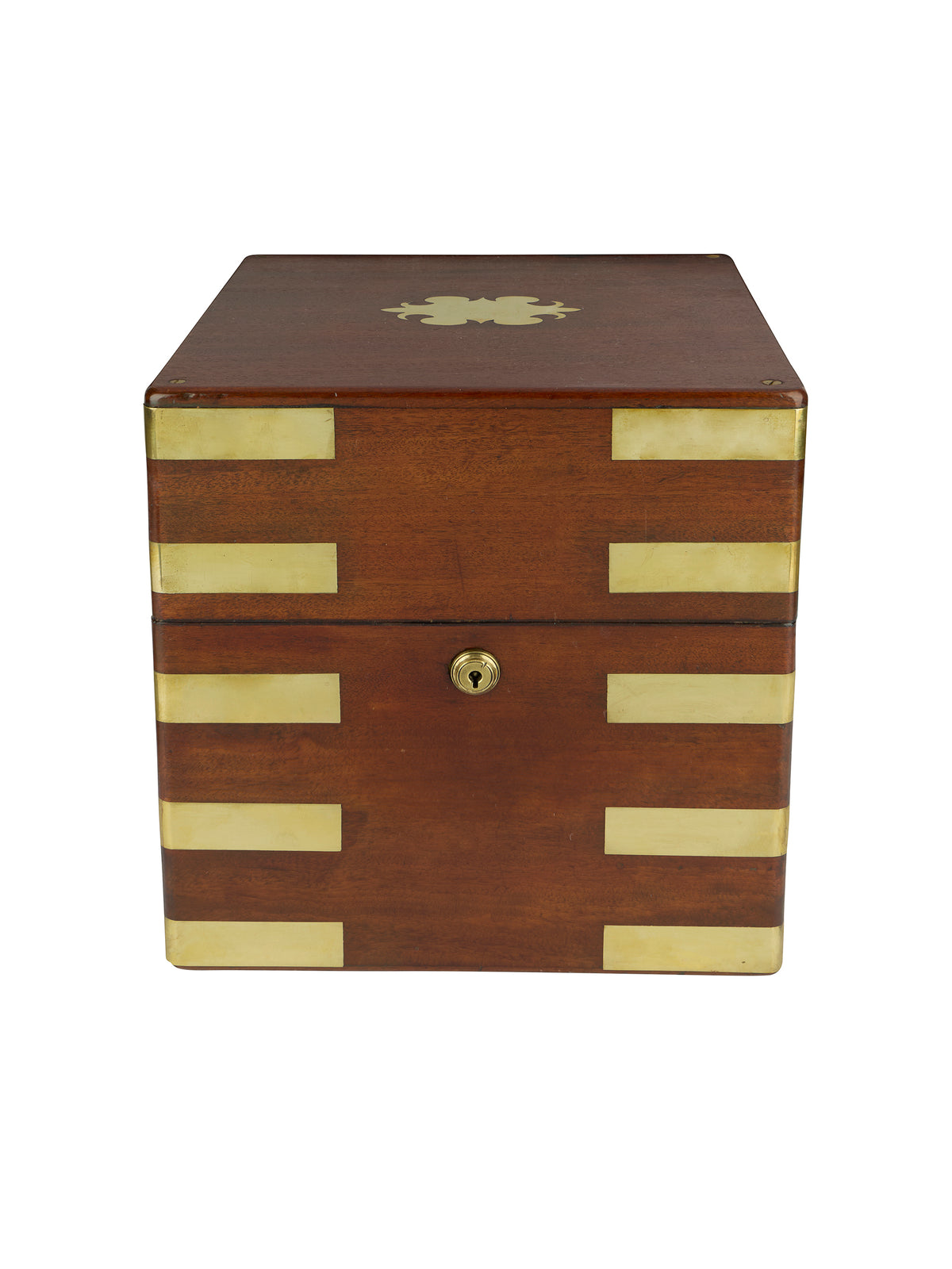 Vintage 19th Century Mahogany Campaign Box Weston Table