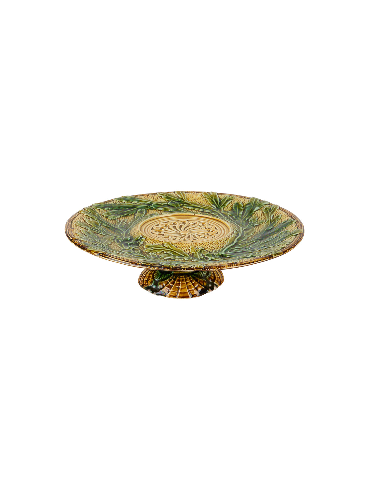 Vintage 19th-Century-Majolica Dessert Stands Small Weston Table
