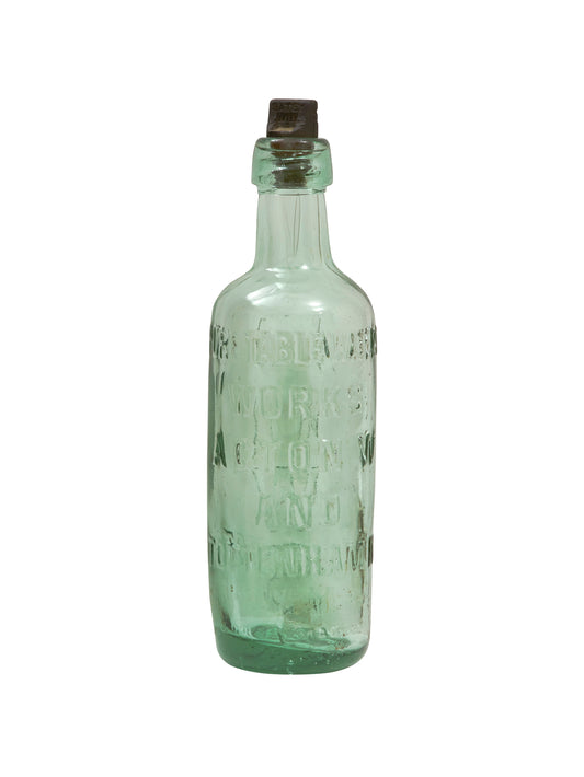 Vintage 19th Century Pure Table Waters Bottle Weston Table
