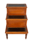 Vintage 19th Century Regency Mahogany Library Steps Weston Table
