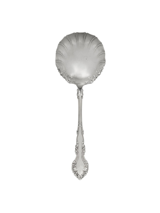 Vintage 19th Century Scrolling Silver Plate Serving Spoon Weston Table