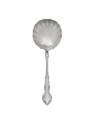  Vintage 19th Century Scrolling Silver Plate Serving Spoon Weston Table 