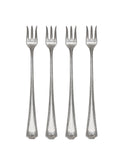Vintage 19th Century Silver Plate Oyster Forks Set of Four Weston Table