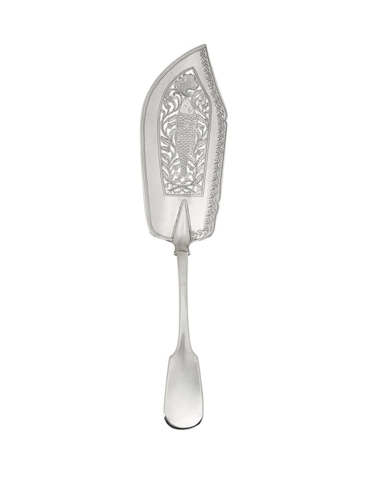 Vintage 19th Century Sterling Silver English Fish Slice Weston Table