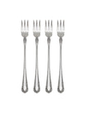 Vintage 19th Century Winthrop Silver Plate Oyster Forks Set of Four Weston Table