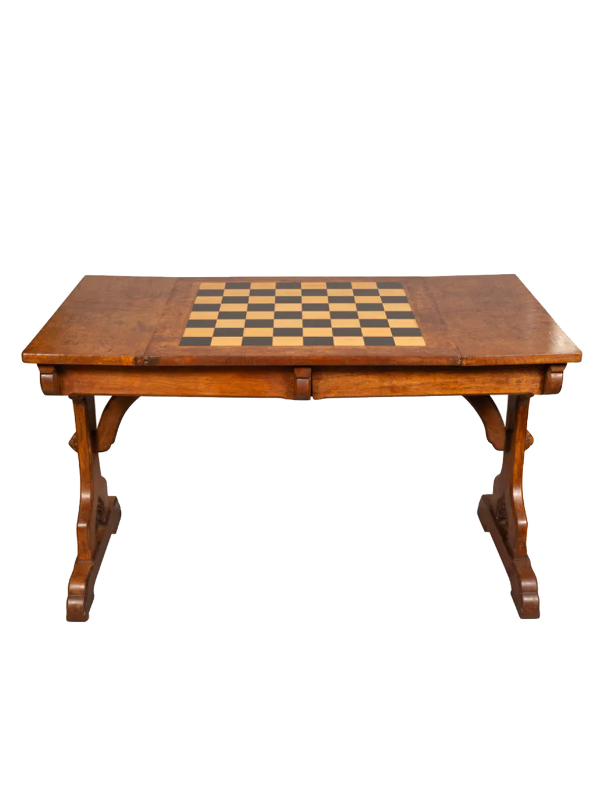 Vintage 19th Century Pugin Gothic Revival Game Table Weston Table
