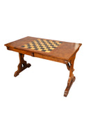 Vintage 19th Century Pugin Gothic Revival Game Table