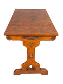 Vintage 19th Century Pugin Gothic Revival Game Table Weston Table
