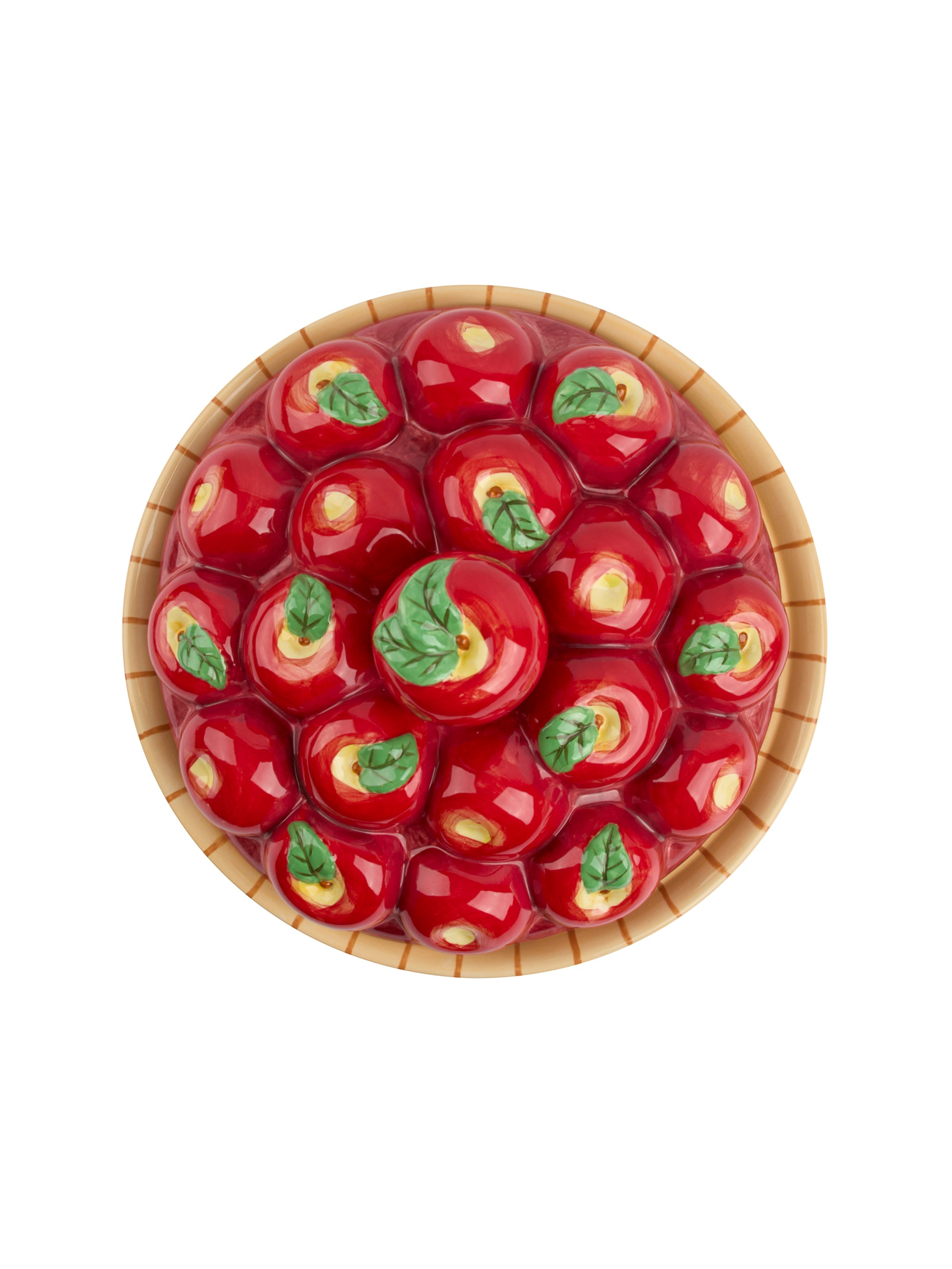 Vintage Apples in a Basket Pie Keeper Weston Table