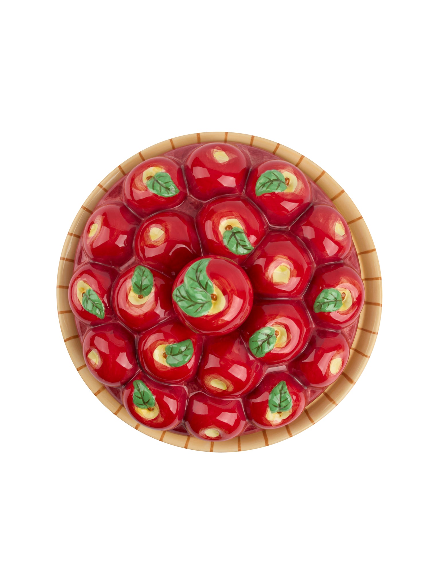 Vintage Apples in a Basket Pie Keeper Weston Table