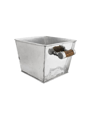  Vintage Argentine Alpaca Silver Antler Handled Wine Bucket Weston Table 
