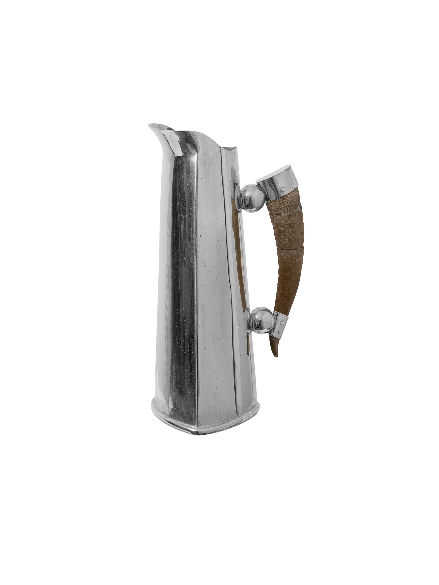 Vintage Argentine Alpaca Silver Wood Handled Pitcher Weston Table