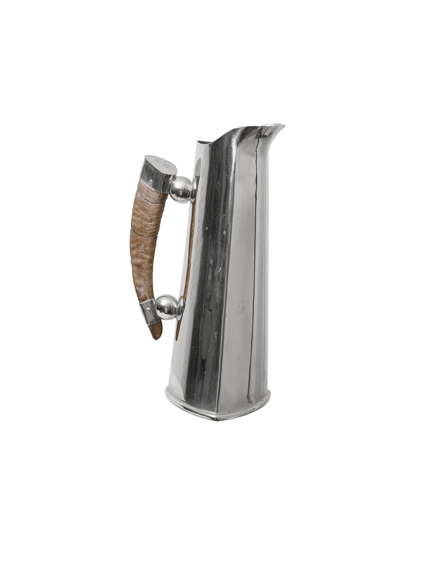 Vintage Argentine Alpaca Silver Wood Handled Pitcher Weston Table