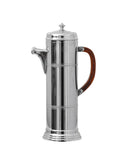Vintage Art Deco Chrome Cocktail Shaker with Chocolate Bakelite Handle Weston Table