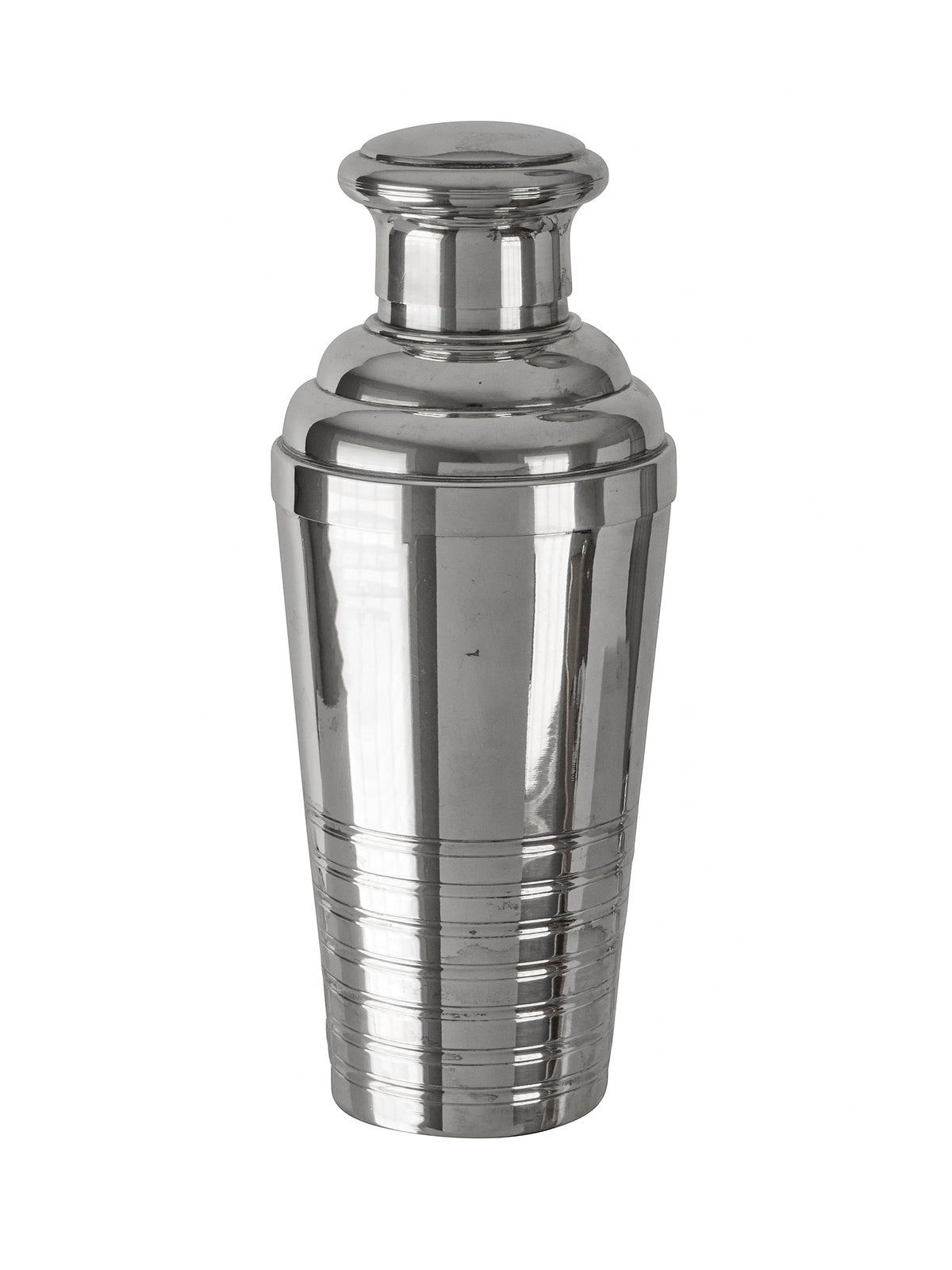Vintage Art Deco French Silver Plate Cocktail Shaker Weston Table 