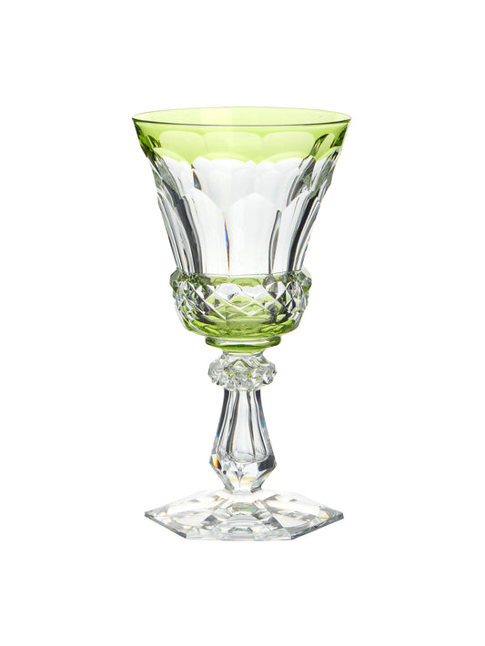 Vintage Art Deco Green and Clear Cocktail Glasses Weston Table