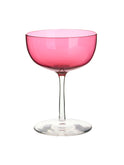 Vintage Art Deco Pink Cocktail Coupes Weston Table