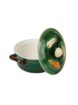  Vintage Art Deco Vegetable Tellurite Casserole Weston Table 
