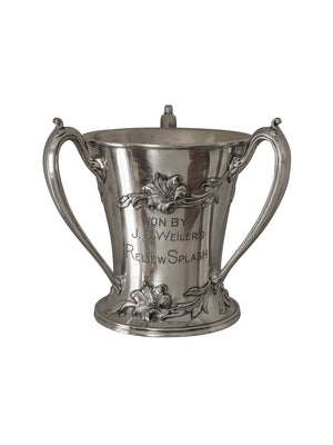 Vintage Art Nouveau Silver Plate Trophy Weston Table 