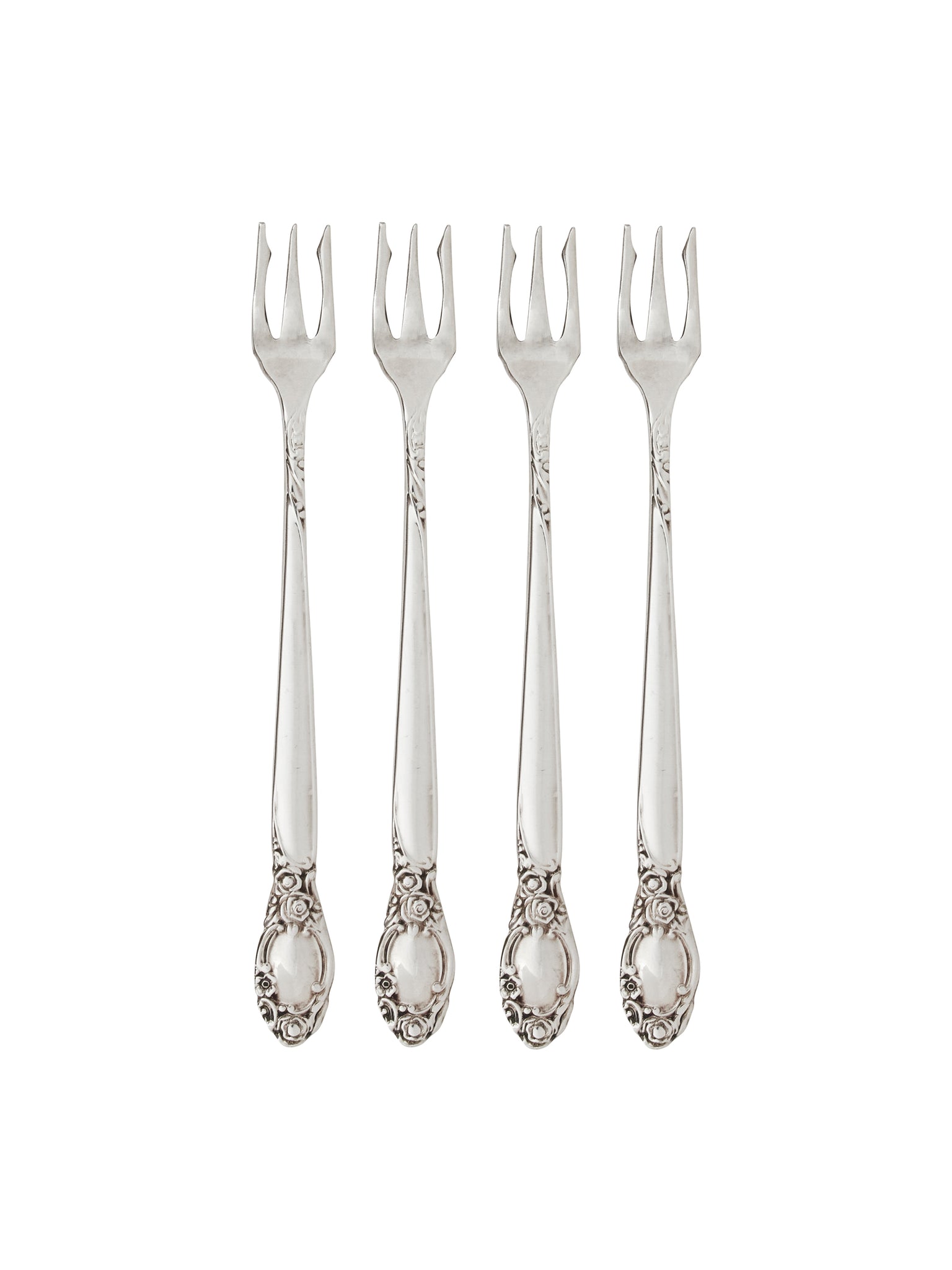 Vintage Ballad Oneida Oyster Forks Set of Four Weston Table