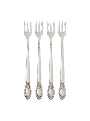  Vintage Ballad Oneida Oyster Forks Set of Four Weston Table 