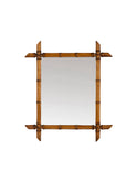 Vintage Bamboo Mirror Style Four Weston Table