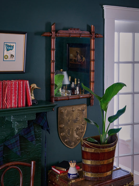 Vintage Bamboo Mirror Weston Table