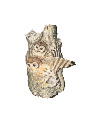  Vintage Barred Owl Decanter Weston Table 