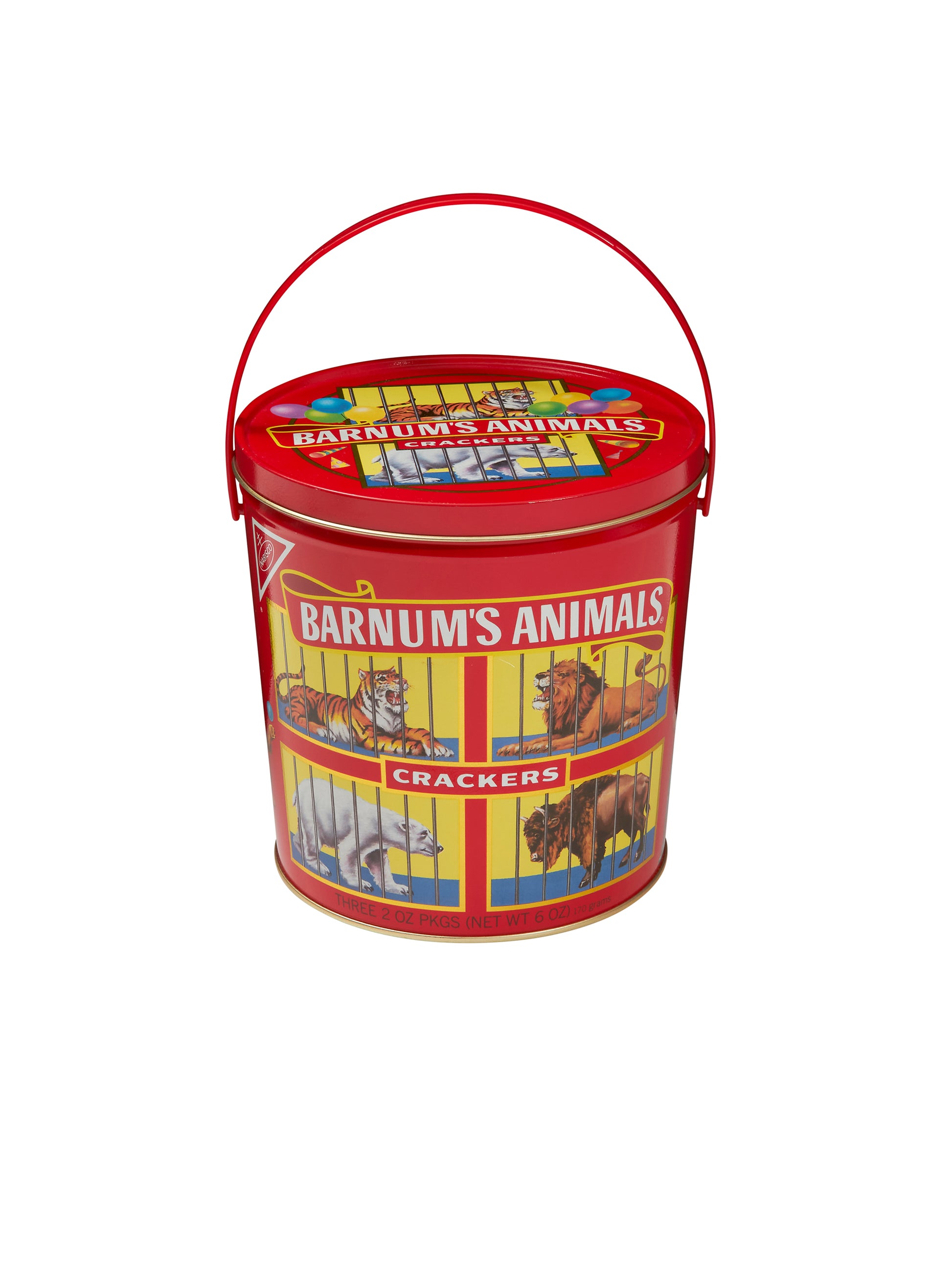 Vintage Barnums Animal Cracker Tin Weston Table