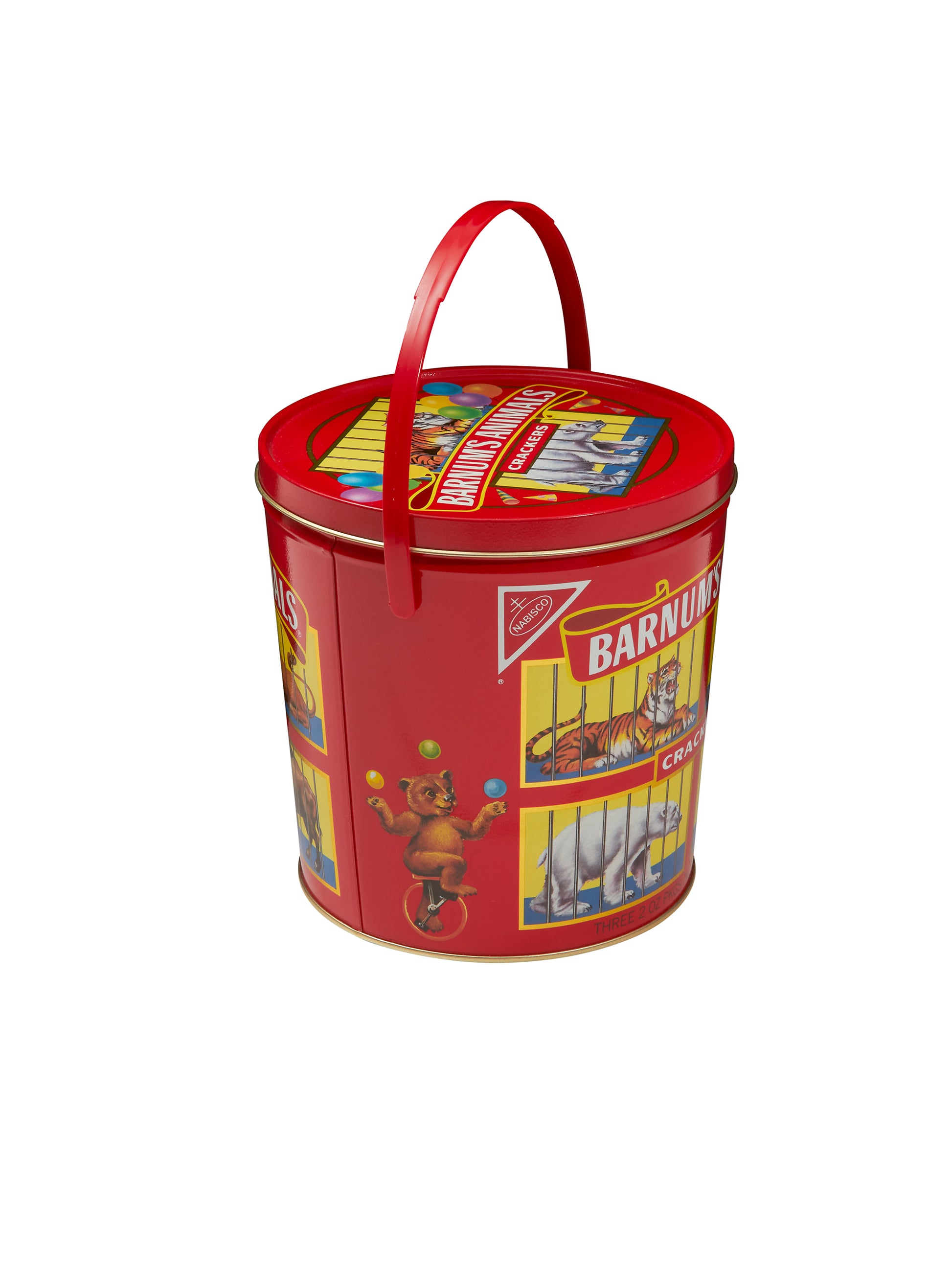Vintage Barnums Animal Cracker Tin Weston Table