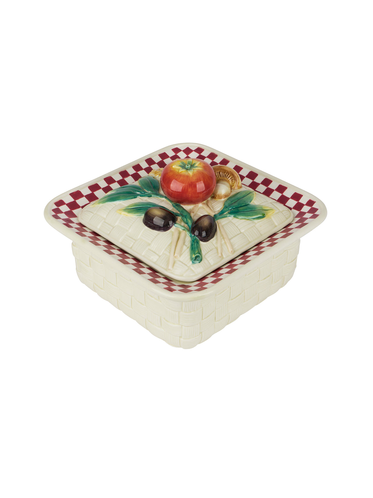 Vintage Basketweave Tureen Weston Table