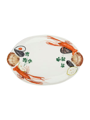  Vintage Bassano XL Oval Seafood Platter Weston Table 