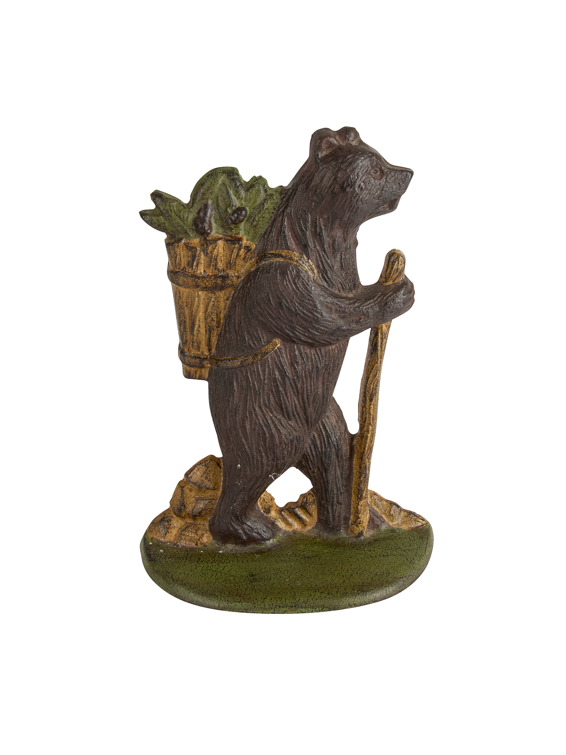 Vintage Bear Cast Iron Doorstop Weston Table
