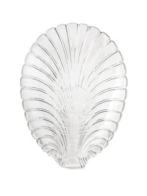  Vintage Belgian Glass Lobster Platter Weston Table 