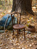 Vintage 1910s French Bistro Chair Weston Table