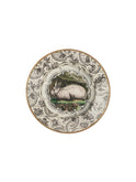 Vintage Black and White Toile Rabbit Plate Rabbit One Weston Table