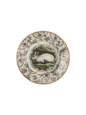 Vintage Black and White Toile Rabbit Plate Weston Table