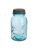 Vintage Blue Ball Mason Jar Weston Table
