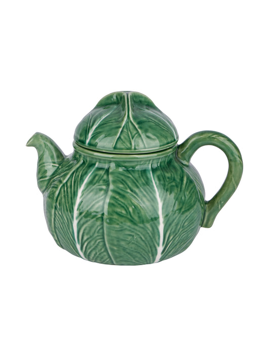 Vintage Bordallo Pinheiro Cabbage Teapot Weston Table