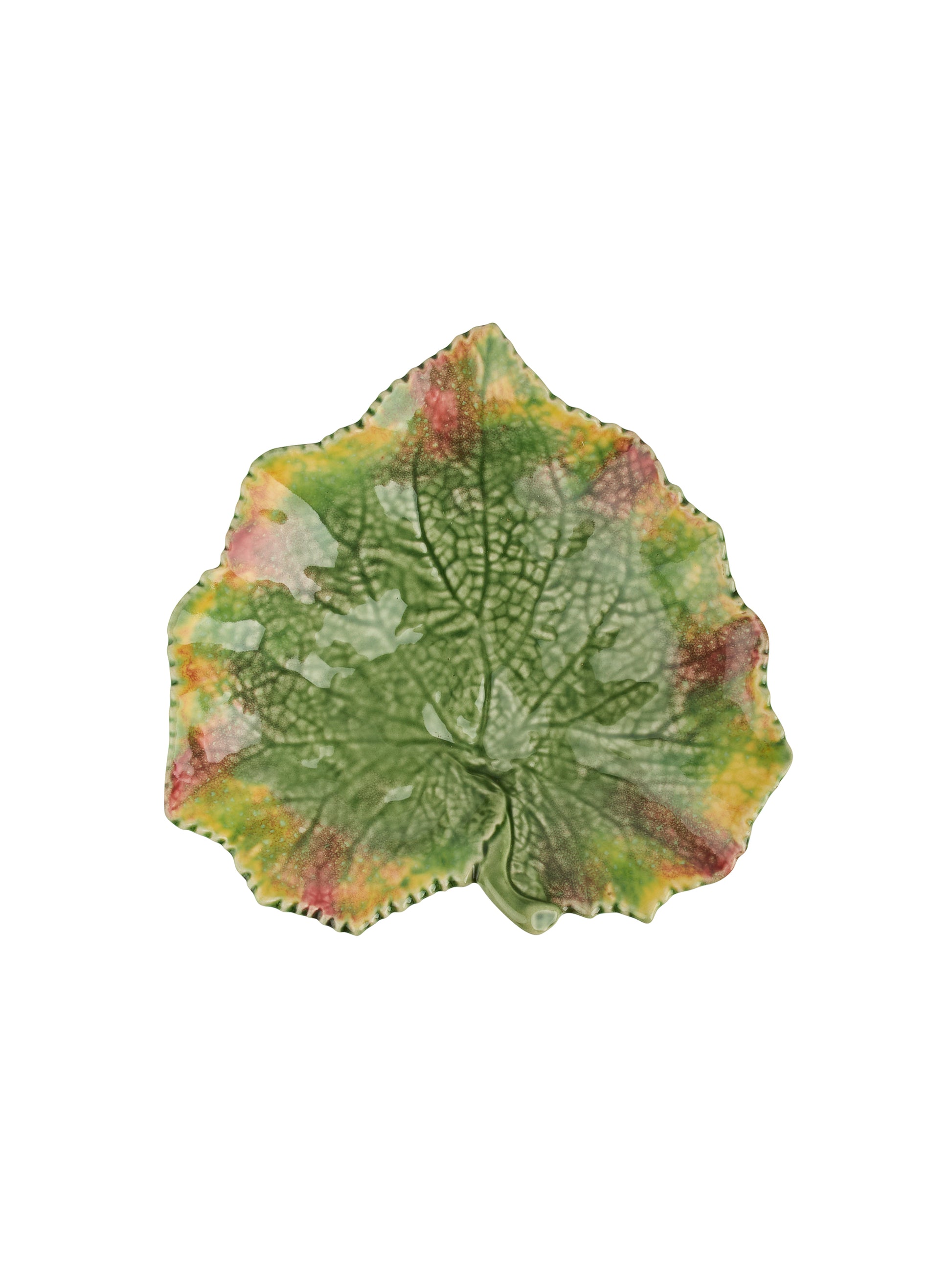Vintage Bordallo Pinheiro Leaf Plate Weston Table