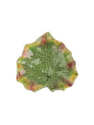  Vintage Bordallo Pinheiro Leaf Plate Weston Table 