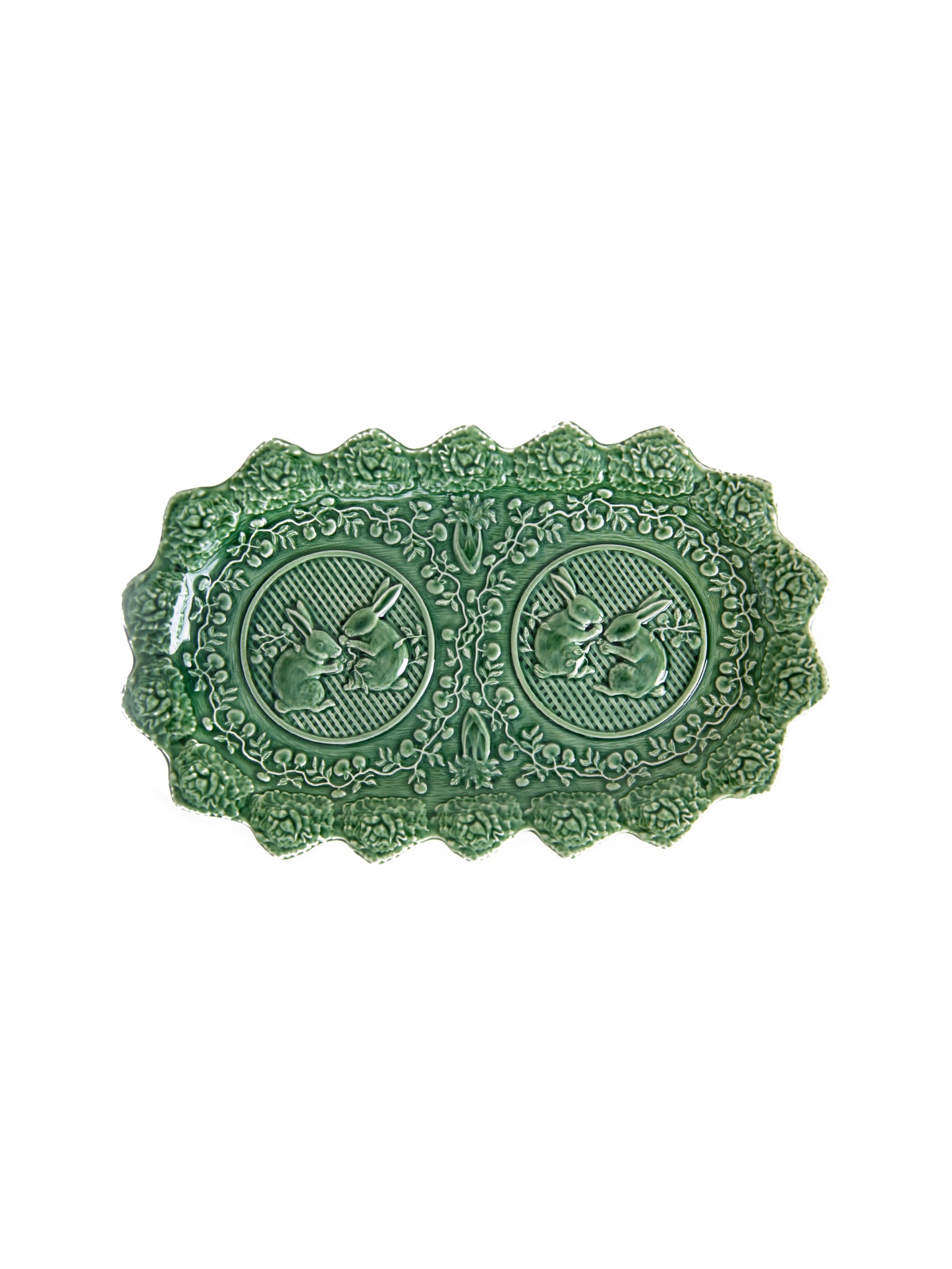 Vintage Bordallo Pinheiro Rabbit Platter Weston Table