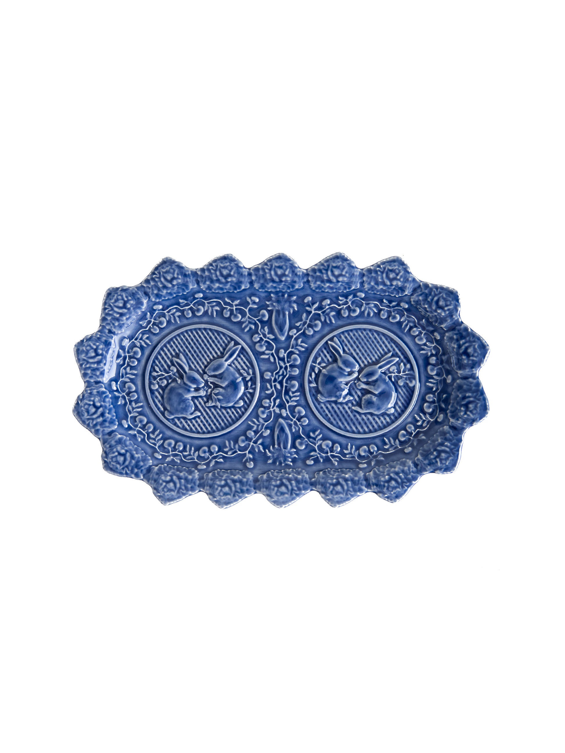 Vintage Bordallo Pinheiro Rabbit Platter Weston Table