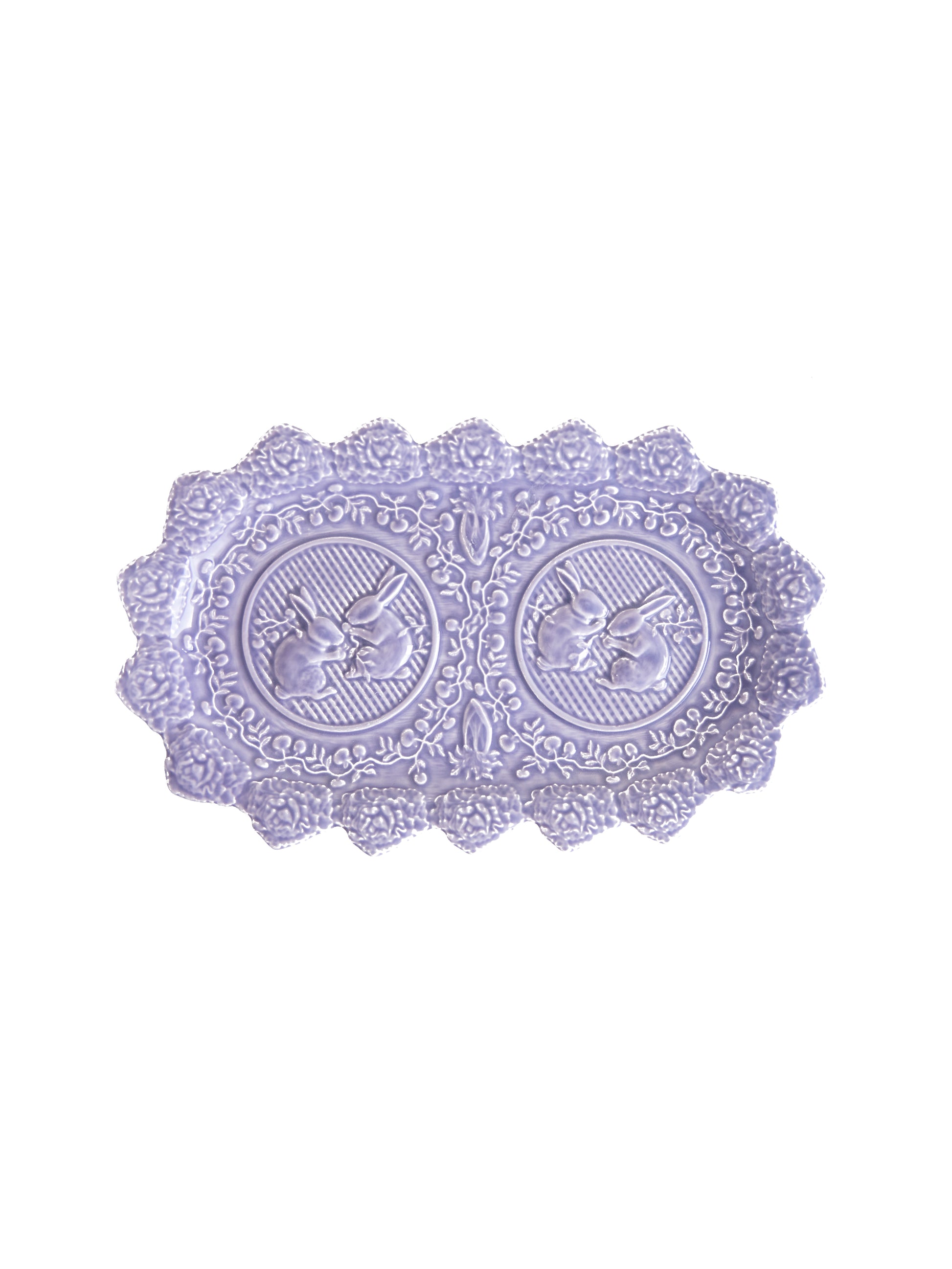 Vintage Bordallo Pinheiro Rabbit Platter Weston Table