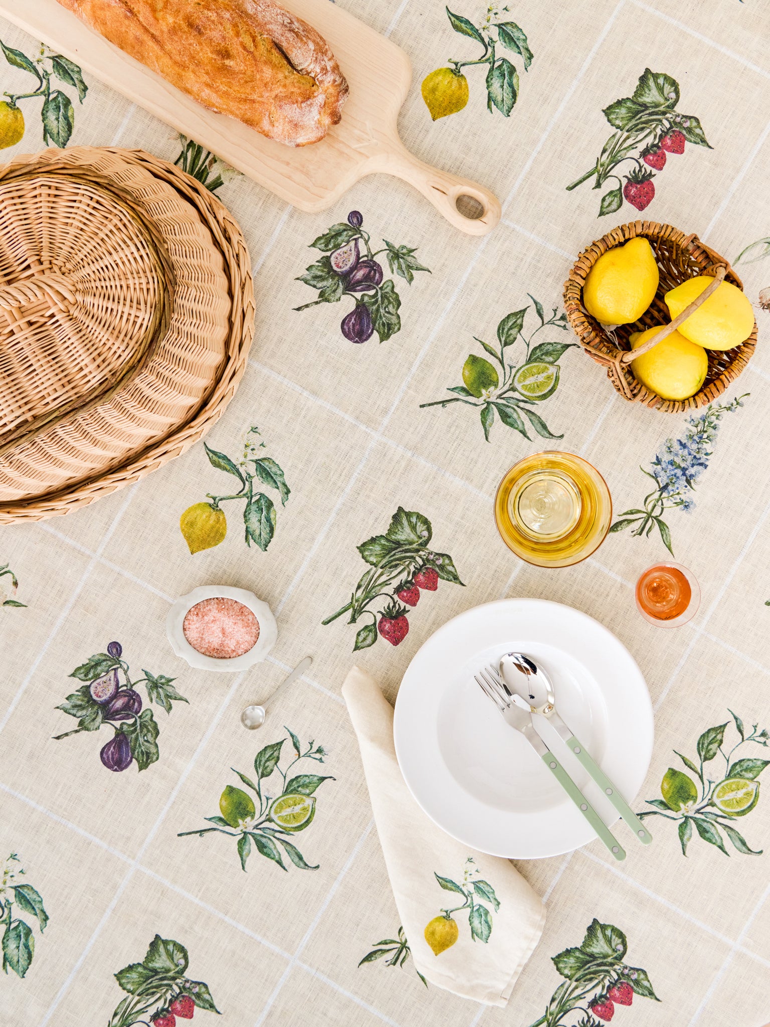 Vintage Botanical Table Linen Collection Weston Table